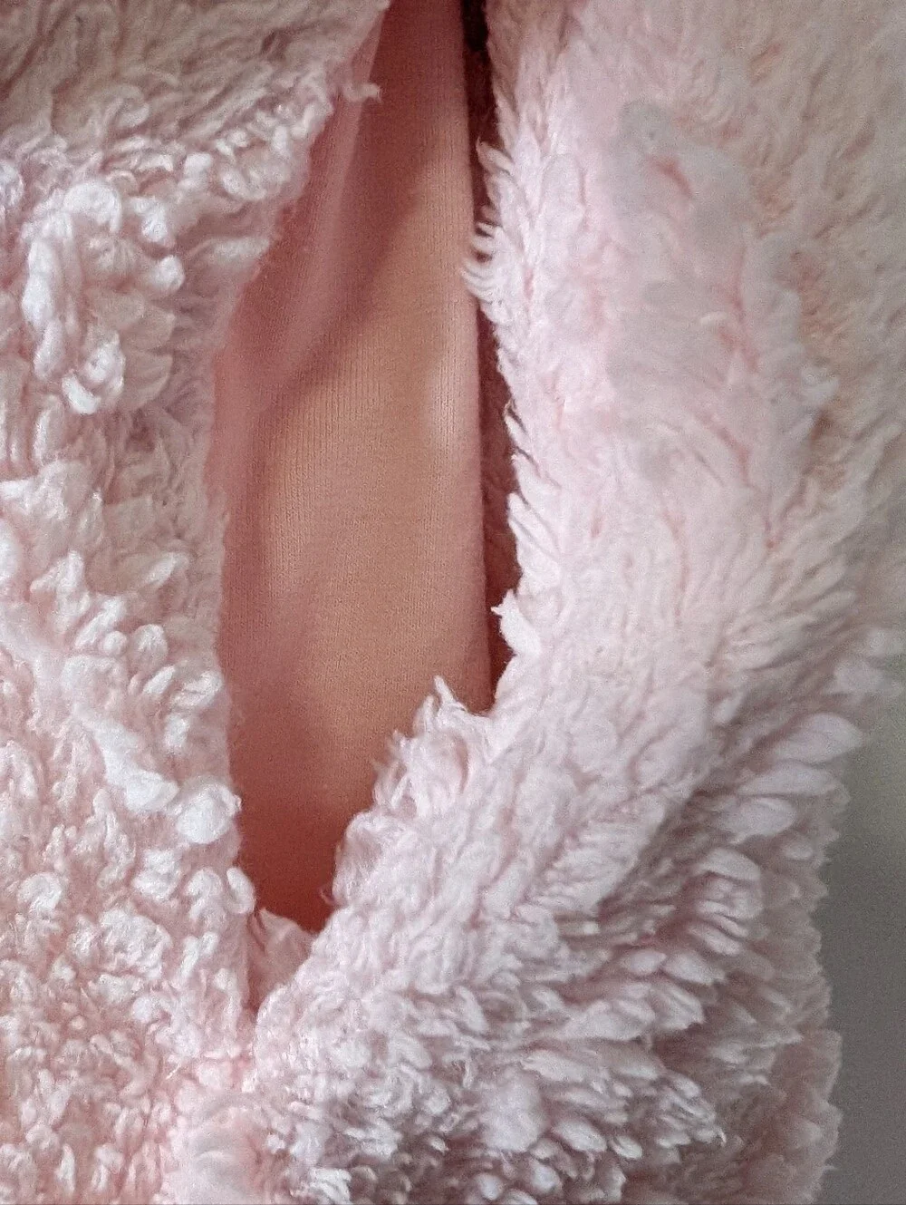 Pink Plush Cable Knit Pajama Lounge Set Size Medium